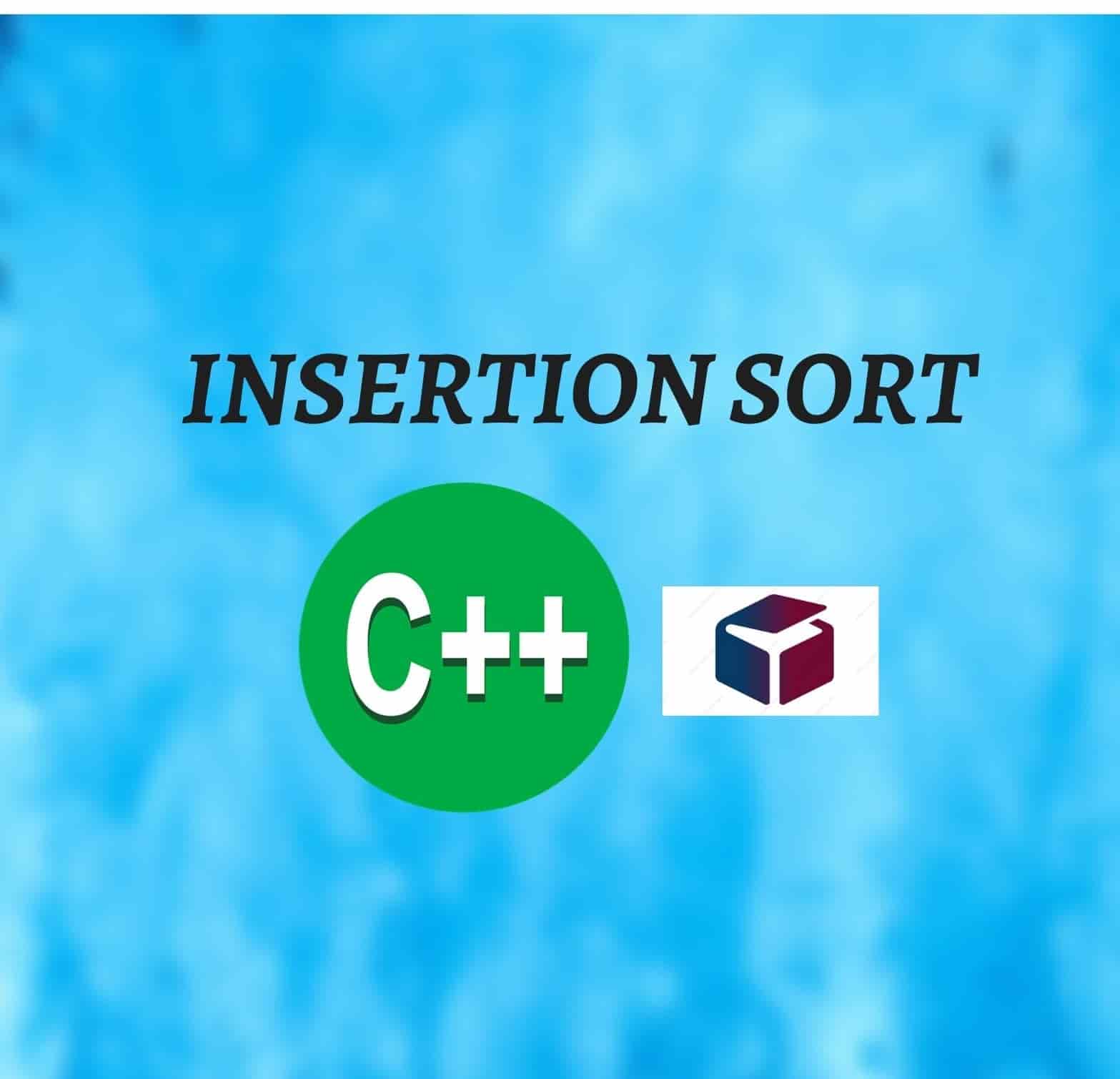insertion sort algorithm featured