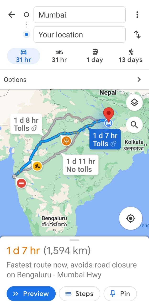 Mumbai kitne kilometre hai | मुंबई कितने किलोमीटर है?