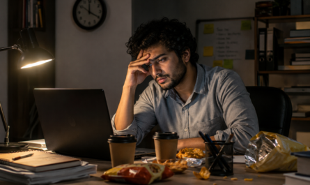 I Work 9 to 9, Living on Snacks and Coffee With Zero Steps. How Do I Stay Fit and Eat Healthy?